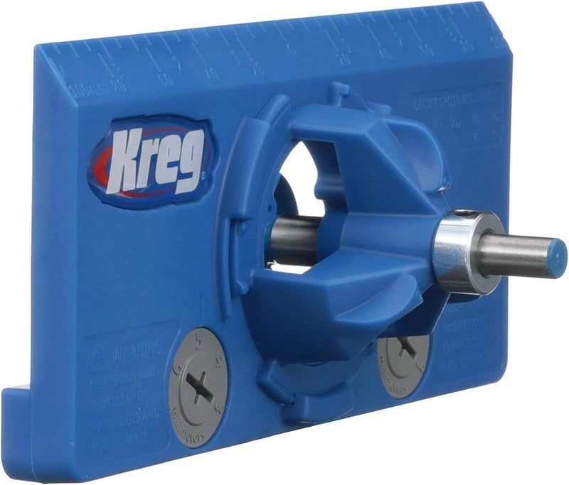 Kreg KHI-HINGE Concealed Hinge Jig – Precision Cabinet Door Hinge Tool – Drill Guide for Concealed (Euro) Cabinet Hinge Installation – Adjustable Boring Jig – 35mm cup-style concealed hinges - Image 4